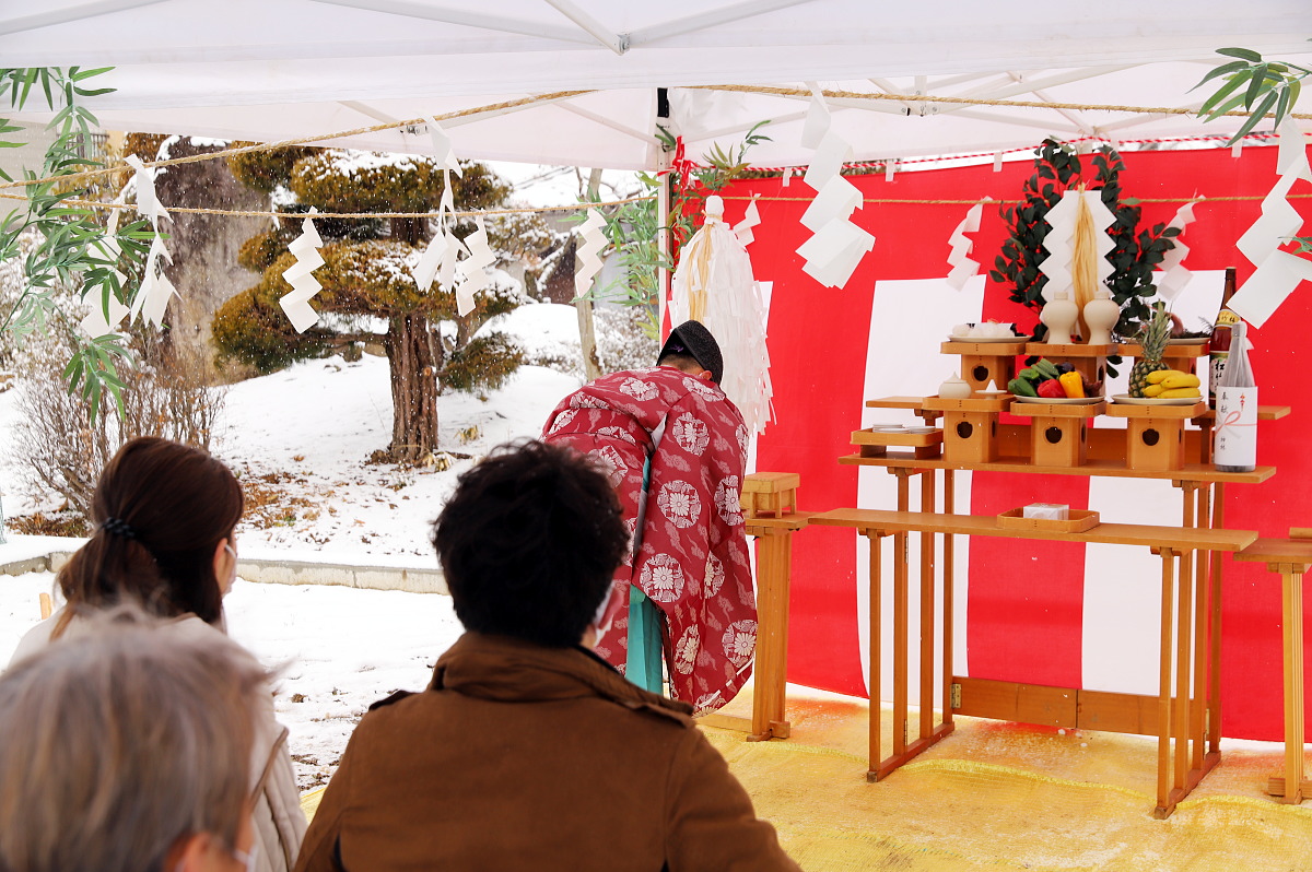 Shiawaseya-「平屋住宅工房」長野市のK様、地鎮祭＆ご契約となりました！！