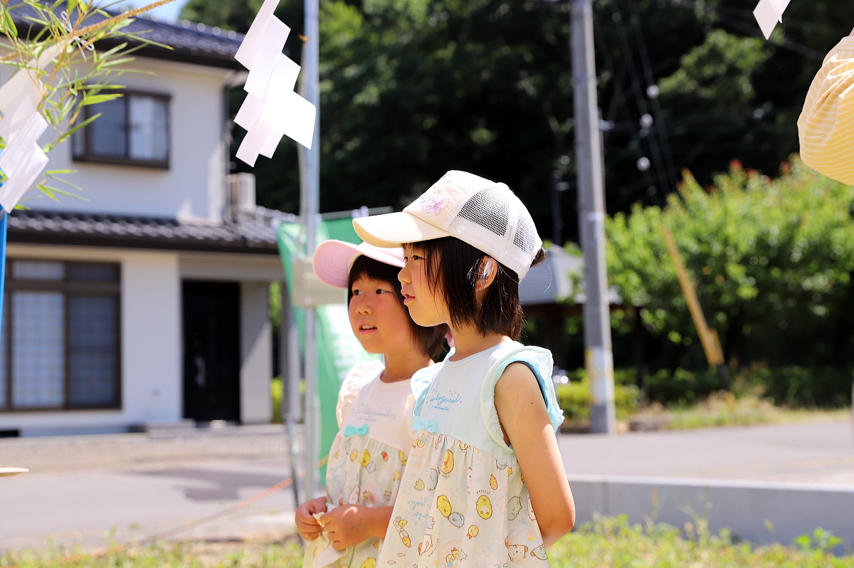 Shiawaseya-「平屋住宅工房」千曲市のK様、地鎮祭を執り行いました！！