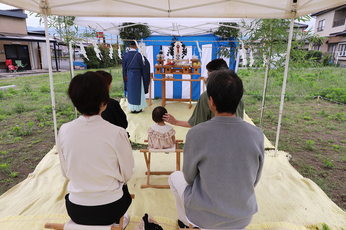 Shiawaseya-千曲市のS様邸、地鎮祭を執り行いました！！